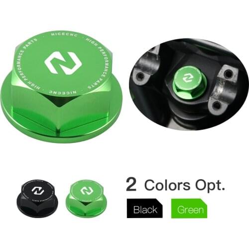Motorcycle Steering Stem Nut Head Screw Cover For Kawasaki KLR650 KLR 650 2008-2018 2009 2010 2011 2012 2013 2014 2015 2016