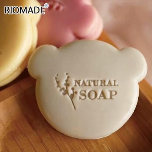 Natural Soap Soap Stamp Transparent Resin Handmade Making Stamps Acrylic Chapter Custom DIY Seal With Handle Z0547NS