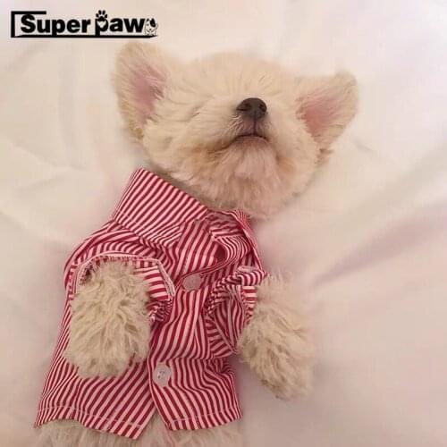 New Arrival Pet Dog Shirt Spring Clothes For Small Medium Dogs Puppy Clothing Coat Costumes French Bulldog Dropshipping GKC48