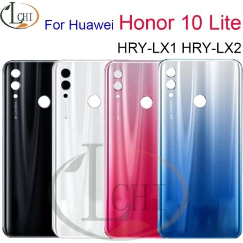 Original For Huawei honor 10 lite battery cover Door Back Replacement Parts honor 10lite Housing Back Cover case