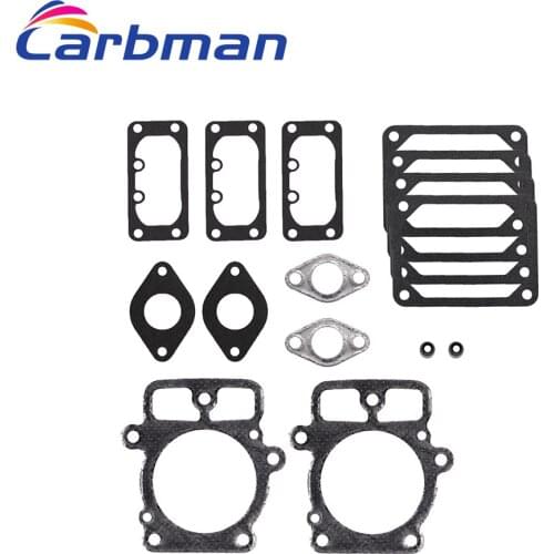 Carbman One Set Complete Gasket Kit Engine Valve Cylinder Head For Briggs & Stratton 694013 693997 Gasket Kit Engine Set