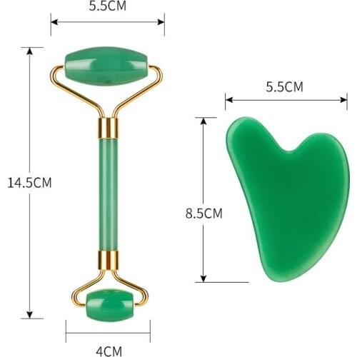 Facial Massage Roller Double Heads Facial Massage Guasha Board Massage Relaxation Slimming Beauty Neck Thin Face Massager