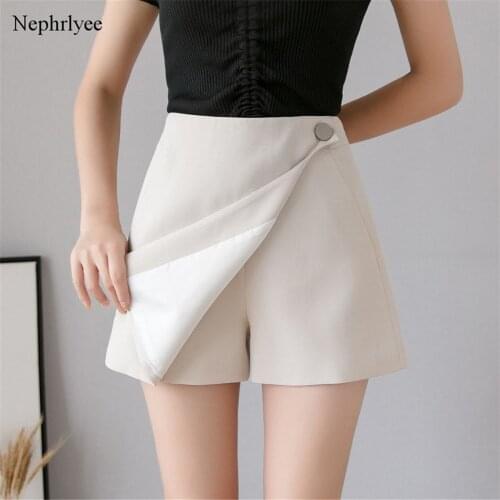 2021 Elegant Fashion Sexy Women Summer Shorts Stylish High Waist Shorts Casual Korean Style Girls A-Line Shorts Skirts SHT049