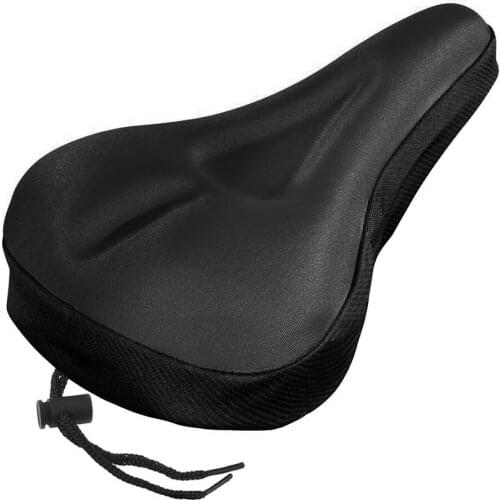 Silicone Breathable Soft Cycling Bicycle Bike Saddle Gel Cushion Pad Seat Cover Comfortable Foam Seat Cycling Pad Cushion Cover