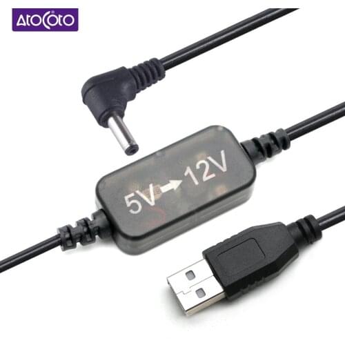 USB DC 5V To DC 12V 3.5mm Jack Plug Port Car Charging Charger Adapter for Car GPS Radar Detector Cigarette Lighter Cable 1m 3m