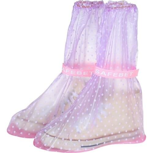 Waterproof Shoe Covers Waterproof Adult Flattie Elastic Rain Shoe Covers With Durable PVC Material For Travel Shoes Accessories
