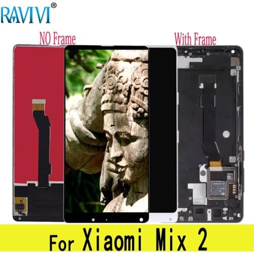 5.99" LCD For XIAOMI Mi Mix 2 LCD Display MiMix2 Touch Screen Tested Digitizer Assembly With Frame For XIAOMI Mi Mix 2