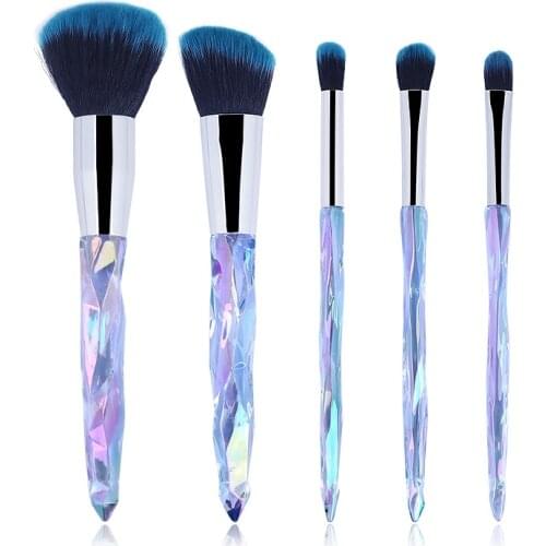 5pc/Lot 16cm Sets Of For Makeup Kit Blush Powder Makeup Brushes Tool Set Professional Women Beauty Natural Soft Powder Face