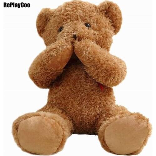 50Cm/20''Mini Teddy Bear Stuffed Plush Toys Small Bear with bow Stuffed Toys pelucia Pendant Kids Birthday Gift Decor 092