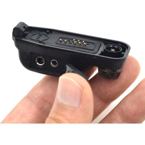 For Motorola Radio DP3600 DP3601 DP4400 DP4600 DP4800 DP4601 Connector Converter Audio Adapter Walkie Talkie Accessories
