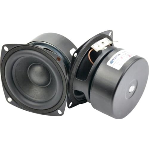 AIYIMA 2Pcs Full Range Speakers 3Inch 4Ohm 15W Speaker Subwoofer Tweeter HIFI Music FM Radio Home Video System Speaker
