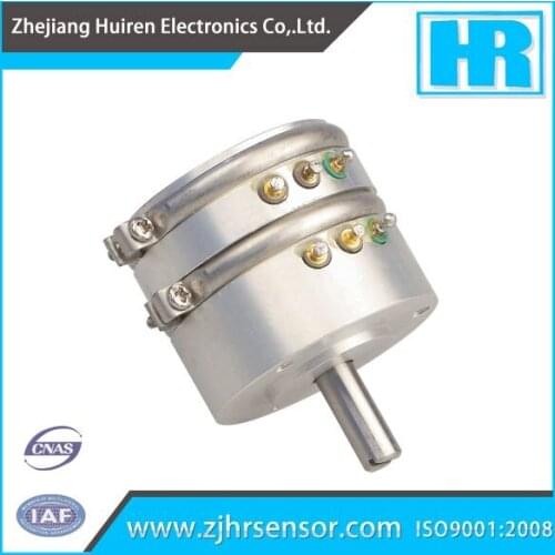 Dual gang position conductive plastic potentiometer 2WDD35D4 2K,4k,10k,20k, 0.1