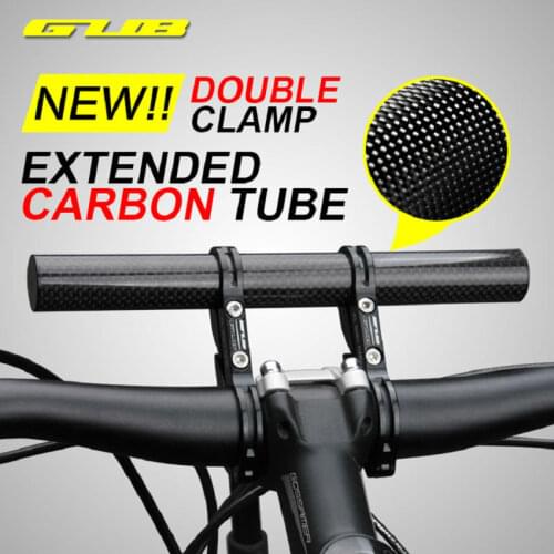 GUB G-202 Handlebar Extended Carbon Bicycle Bar Extender Bike Extension for Handlebar Extended Bracket Bike Headlight Bicycle