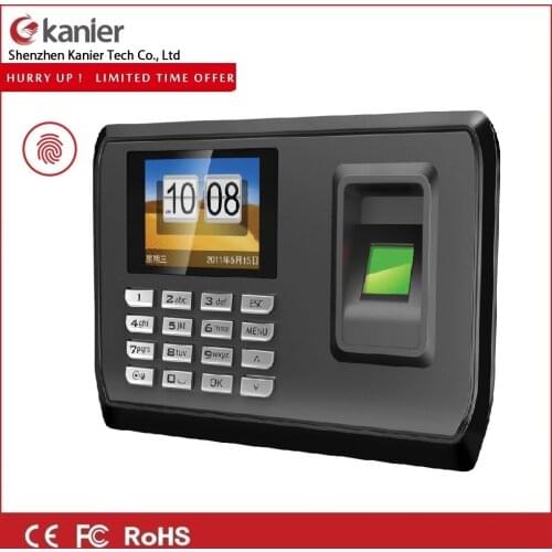 Cheap Quality Time Attendance Fingerprint Scanner System with SSR Self Service Report Free Software with USB