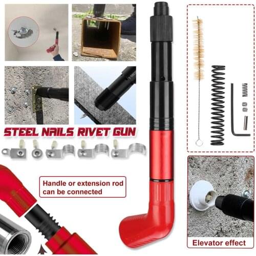 NEW Power Tools Steel Nails Guns Rivet Tool Concrete Wall Anchor Wire Slotting Device Decoration Rivet Gun Tufting Gun