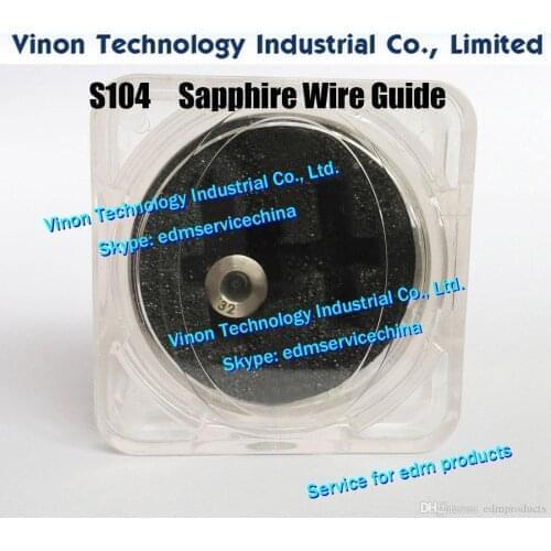 Ø0.305mm edm Wire Guide (Sapphire) S104 3087700, Upper Dies B (Sapphire) 0205408 for AQ,A,EPOC edm machine EDM Sapphire Guide