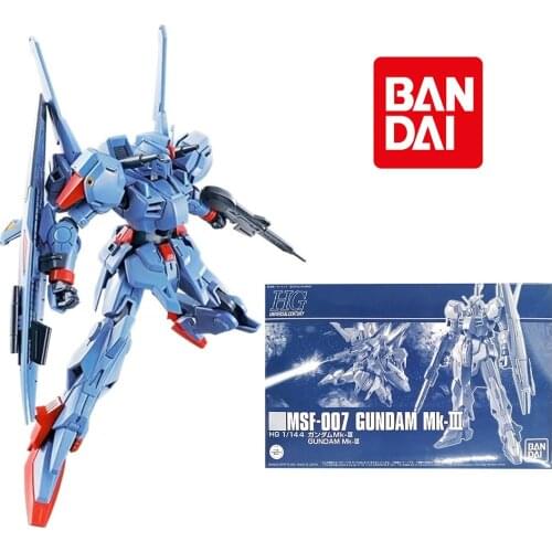 Genuine Bandai Gundam Assembly Gunpla PB Limited HGUC 1/144 MSF-007 MK3 Action PVC Robot Model Figura Anime Figure Toys kid