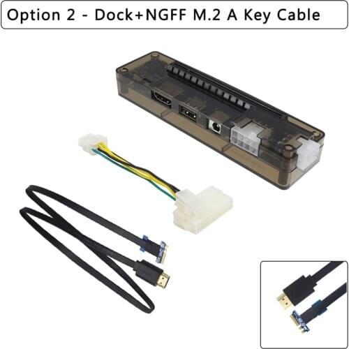 PCI-E EXP GDC External Laptop Video Card Dock Graphics Card Laptop Dock ( Mini PCI-E / NGFF M.2 A/E Key / Expresscard Interface)