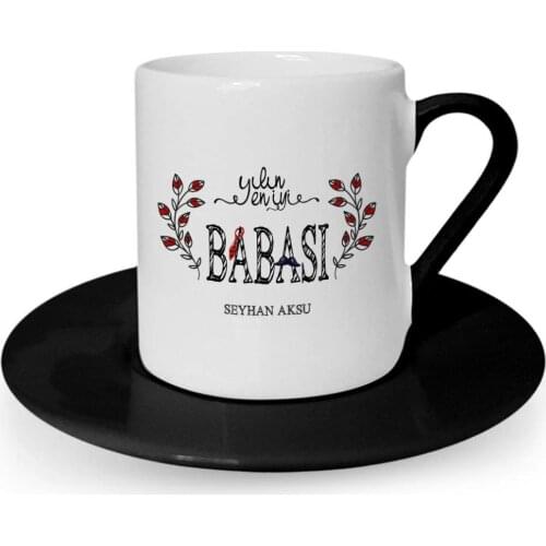 Personalized The Year 'S Best Father Black Turkish coffee Cup-3