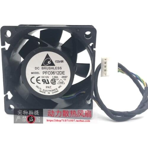 PFC0612DE 6CM 60MM 6*6*3.8CM 60*60*38MM 6038 12V 1.68A super violent winds fan Original Delta