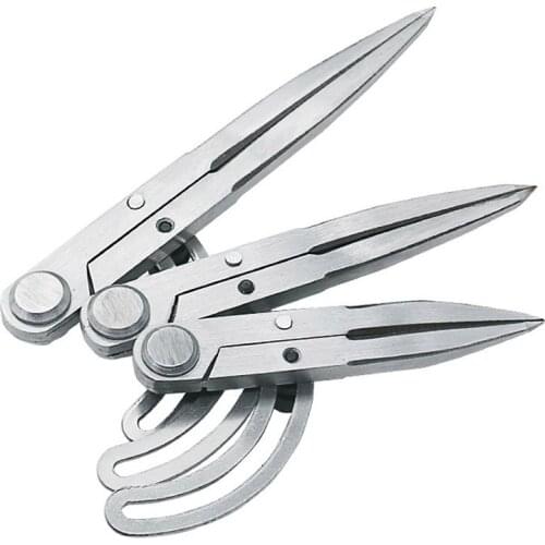 Spacing Compass Adjustable Leather Craft Rotating Tool Scriber DIY Edge Creaser Stitch Wing Divider Cross Line Compasses WXV Sal