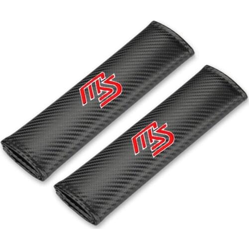 Carbon Fiber Seatbelt Cover Protector Cover for Mazda 3 6 MS CX-5 CX-9 Car Accessories