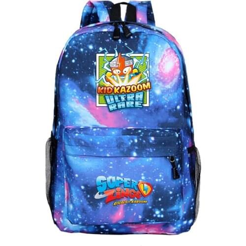 Super Zings School Casual Backpack New Pattern Students Boys Girls Rucksack Men Women Laptop Knapsack Teens Book Bags