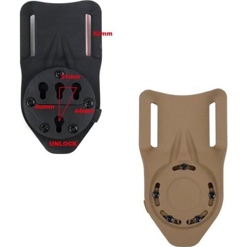 Tactical Airsoft TMC2703 Molle Duty Belt Platform Quick Detach Holster Adapter Mount BK/CB