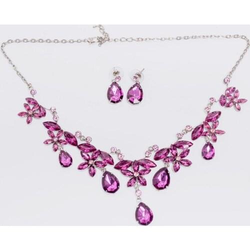 Women Luxury Indian Dancewear Jewelry Belly Dance Necklace+Earrings fashion Dance Accessory Set Performance Accessories 3159