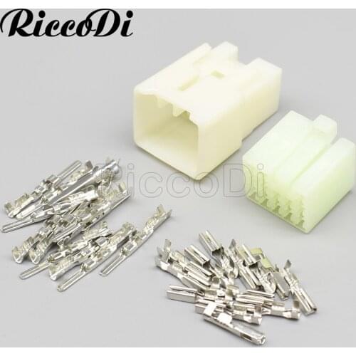 1-20Sets 13 Pin Way Female Male Automotive Plug Wire Electric Cable Connector 7123-1330 7122-1330 With Terminals Audio Plug