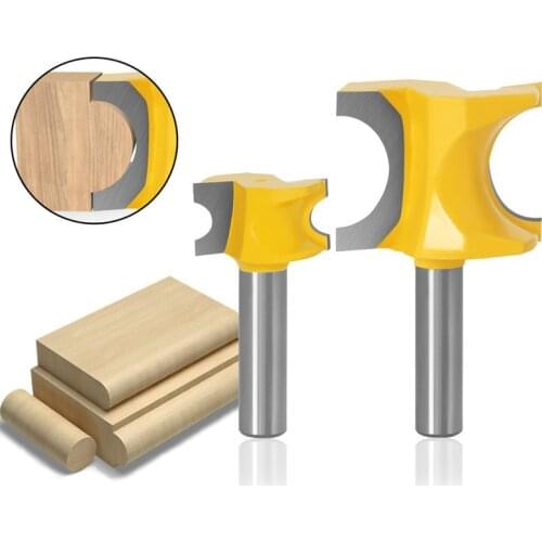 Quality 1Pc Bullnose Router Bit Set C3 Carbide Tipped 8mm" Shank Woodworking cutter for woodworking tool Carpentry Lathe knife