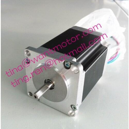 Wantai 1pc Nema 23 Stepper Motor,Single Shaft with Flat,D-shaft,57BYGH627P1 270oz-in 1.9N.m76mm 3.0A 4leads Medical Laser