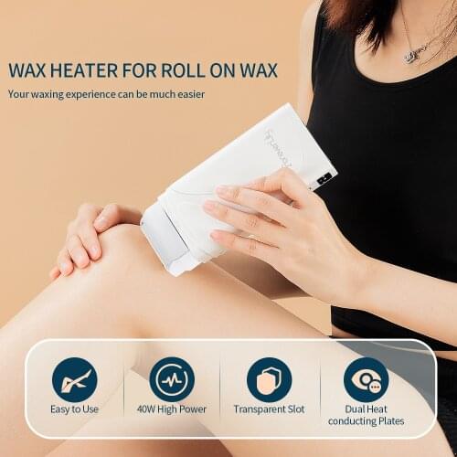 3 In 1 Wax Warmer Hair Removal Tool Electric Wax-melt With Epilator Machine Depilatory Wax Professional Mini SPA Hands Feet