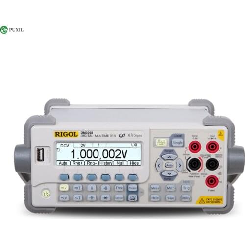 DM3068 6 1/2 Digits Multimeter Bench Top Digital Multimeter High Precision Desktop LCD Display Digital Multimeter 100-230V 30W
