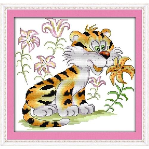 It looks like me cross stitch kit cartoon 11ct count canvas stitches embroidery DIY handmade needlework plus