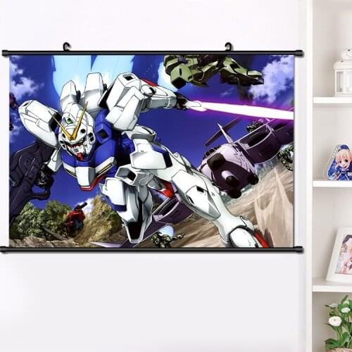 Japanese Anime Mobile Suit Gundam Wall Scroll Mural Poster Wall Hanging Poster Home Decor 40×60cm
