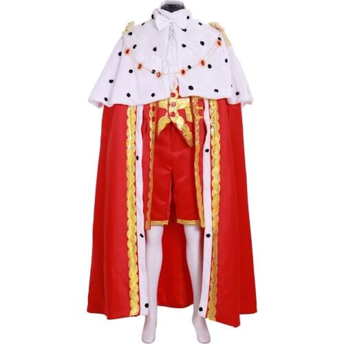 Cosplaydiy Tudor Kings Cosplay Costume Musical Hamilton Performance Cosplay Costume Outfit George Washington King Outfit L320