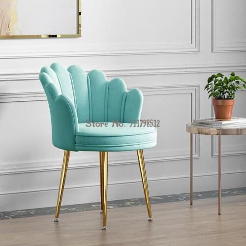 Makeup chair net red ins chair nordic light luxury simple backrest manicure chair desk chair anchor chair bedroom chair