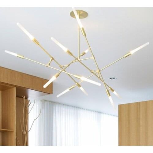 Nordic Tree Chandelier Lighting Living Room Bedroom Restaurant Lustres Branch Led Luminaire Suspendu Hanging Modern Chandeliers
