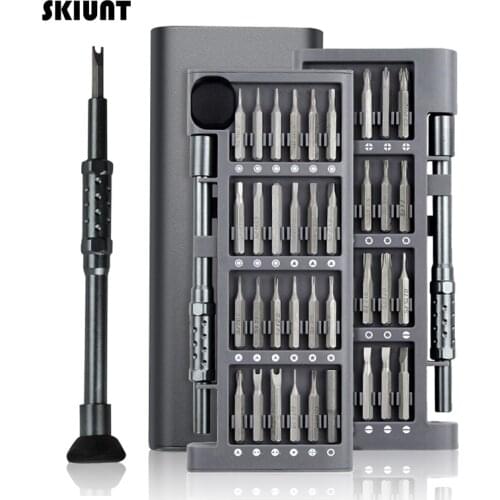 SKIUNT Screwdriver Set Precision Screw Driver Magnetic S2 Screwdriver Bit Multitools Double-sided Repair Phone Laptop Hand Tools