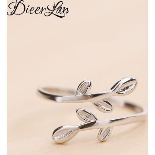 New Trendy Personality Punk Leaf Rings For Women Lady Resizable Size Rings Party Jewelry Charm Gifts 2021