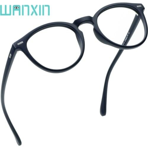 WANXIN Blue Light Blocking Glasses,Cut UV400 Transparent Lens,Computer Reading Glasses,Anti Eyestrain/Anti Scratch/Anti Smudgy