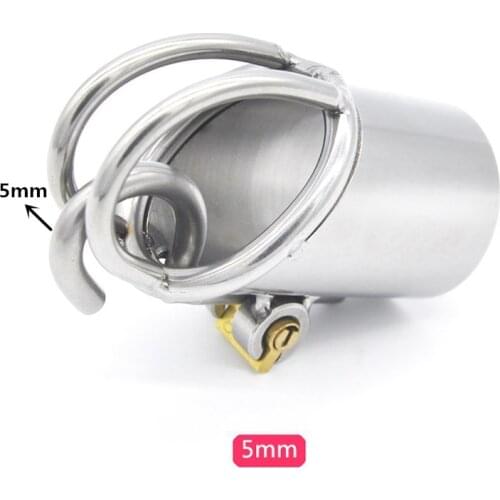 PA Hook Piercing Penis Lock Stainless Steel Male Chastity Device Metal Cock Sleeve Penis Ring Adult Sex Toys For Men Cbt BDSM