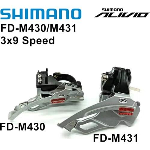 Shimano ALIVIO M430 Bike Front Derailleur FD-M430 Front Derailleur 9/27 Speed FD M431 MTB Derailleurs 34.9mm Bicycle FD M430