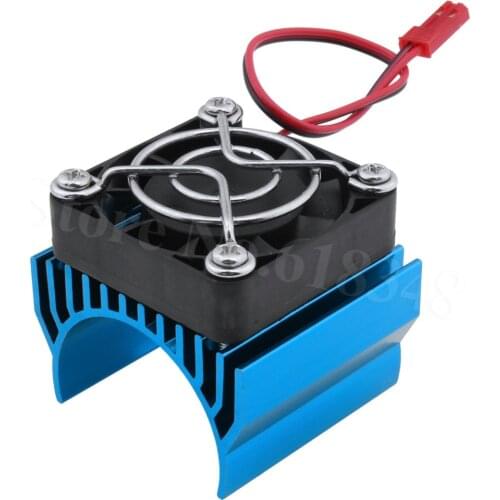 RC parts Brushless Electric 540 550 Motor Heat Sink Cover + Cooling Fan Heatsink 1/10 For HSP Himoto Redcat