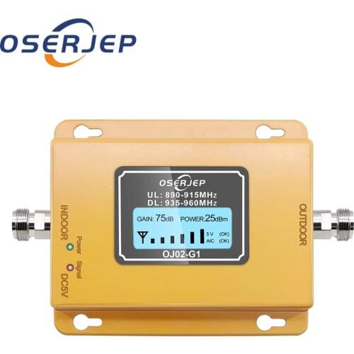 Cost-effective LCD Display GSM 900MHz Signal Repeater GSM Signal Booster 20dbm LCD Display Cell Phone Signal Booster Amplifier