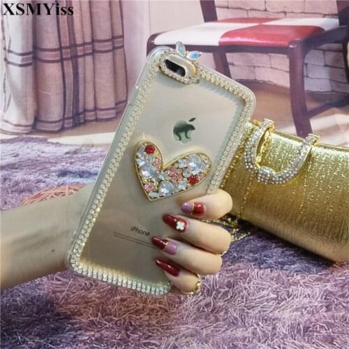 Luxury Rhinestone Diamond Bling Claw Chain Jewelry Phone Cases Cover for Samsung S6 S7 S8 S9 S10 PLUS S10 Lite Note5 8 9 Case