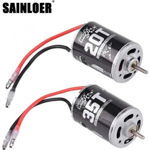 SAINLOER Metal 540 RC Car Motor 20T 35T for 1:10 Remote Control RC Crawler Axial SCX10II AX90046 RC Car Parts RC Model Accessory