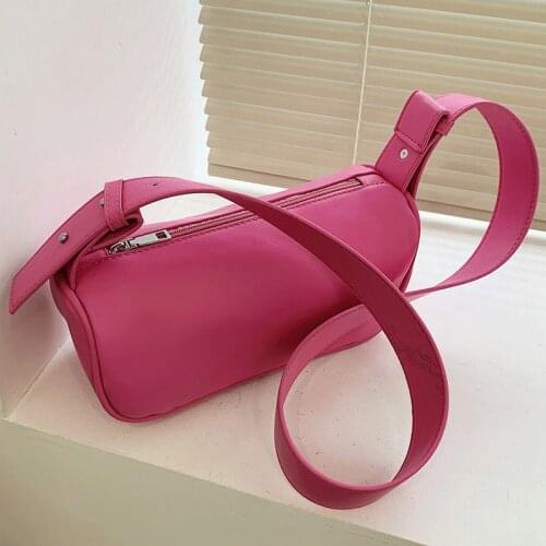 Woman Shoulder Bag Candy Colors Crossbody Bags for Women High Quality Vintage Hobos Bag Sac Fashion Simple Handbags Summer New