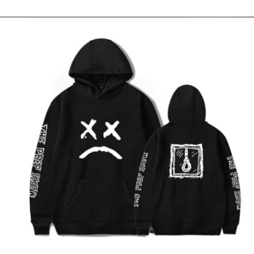 Autumn Fashion Lil Peep Hoodies Men Women Sweatshirts Long Sleeve Hooded Harajuku Hip Hop Casual Hoodie suitable black pullovers